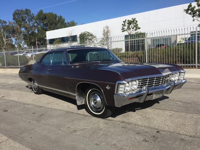 0000166397L120938 - 1967 CHEVROLET CAPRICE MAROON photo 3