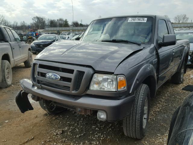 1FTYR14UX6PA56992 - 2006 FORD RANGER SUP GRAY photo 2