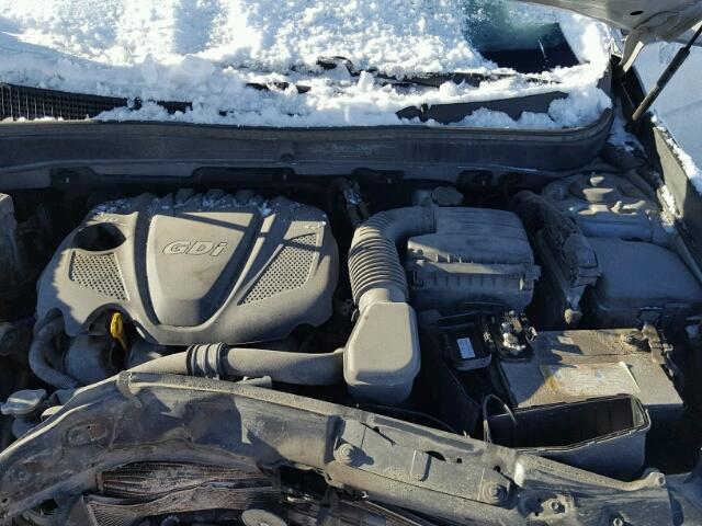 5NPEB4AC4DH656078 - 2013 HYUNDAI SONATA GLS SILVER photo 7