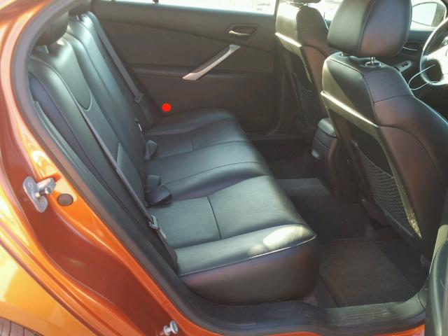 1G2ZH558464147178 - 2006 PONTIAC G6 GT ORANGE photo 6