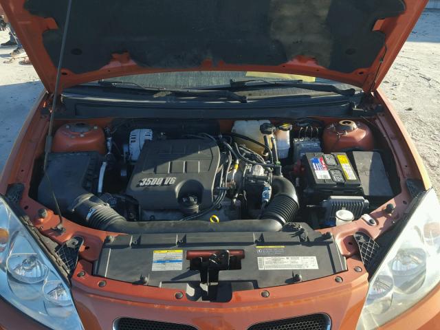 1G2ZH558464147178 - 2006 PONTIAC G6 GT ORANGE photo 7