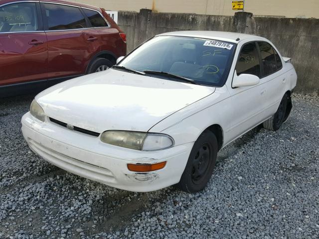 1Y1SK526XSZ046527 - 1995 GEO PRIZM WHITE photo 2