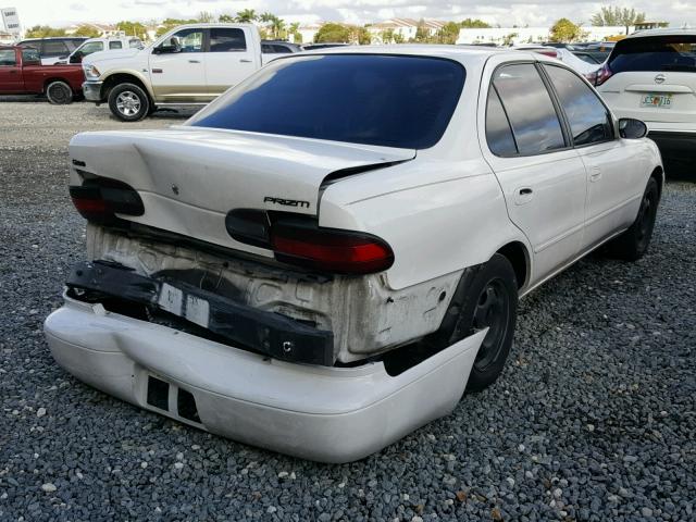 1Y1SK526XSZ046527 - 1995 GEO PRIZM WHITE photo 4