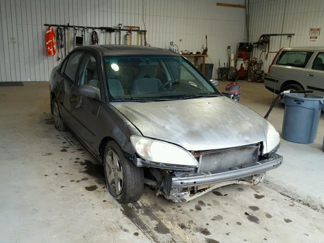 2HGES26894H510519 - 2004 HONDA CIVIC EX SILVER photo 1