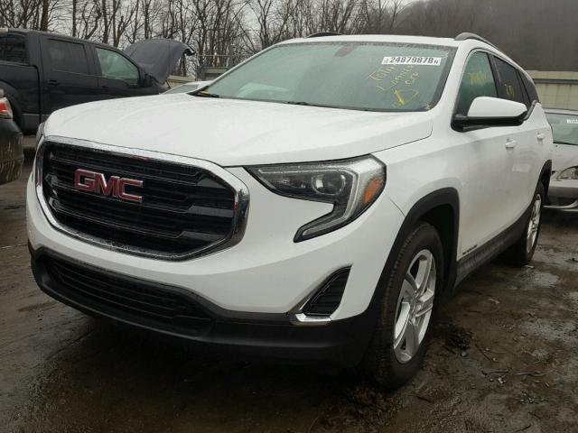 3GKALTEX8JL133133 - 2018 GMC TERRAIN SL WHITE photo 2