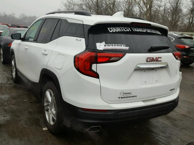 3GKALTEX8JL133133 - 2018 GMC TERRAIN SL WHITE photo 3