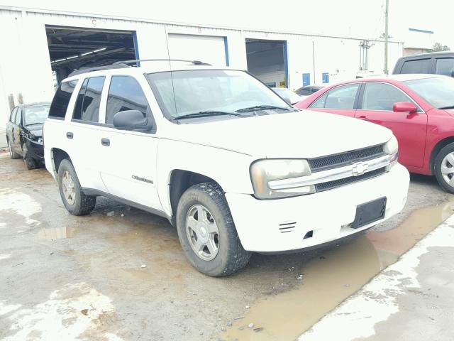 1GNDS13S222423790 - 2002 CHEVROLET TRAILBLAZE WHITE photo 1