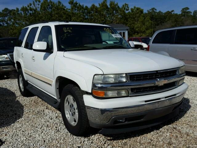 1GNEC13T65R127192 - 2005 CHEVROLET TAHOE C150 WHITE photo 1