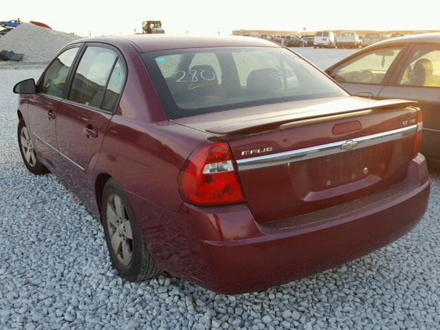 1G1ZT53826F132205 - 2006 CHEVROLET MALIBU LT RED photo 3