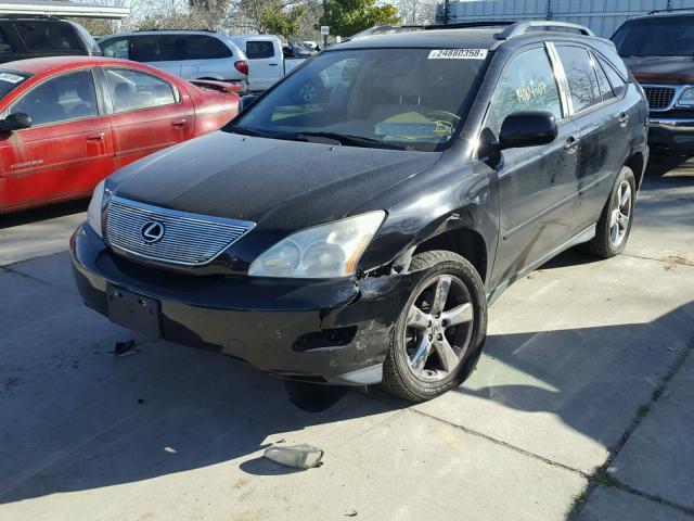 2T2GK31U37C005216 - 2007 LEXUS RX 350 BLACK photo 2