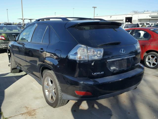 2T2GK31U37C005216 - 2007 LEXUS RX 350 BLACK photo 3