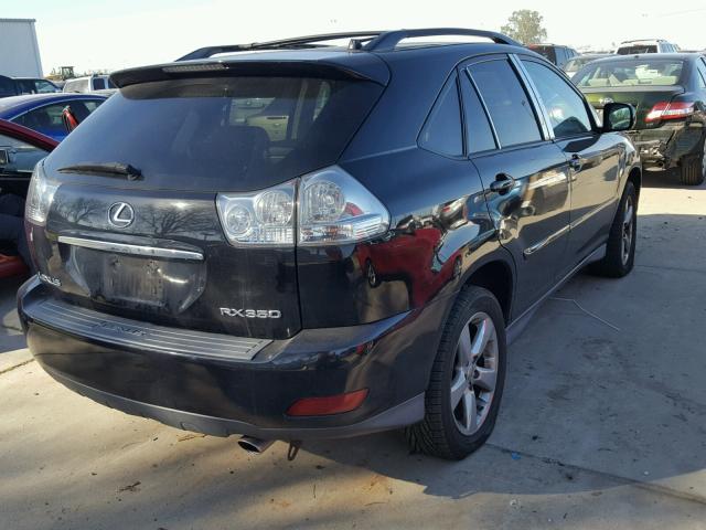 2T2GK31U37C005216 - 2007 LEXUS RX 350 BLACK photo 4