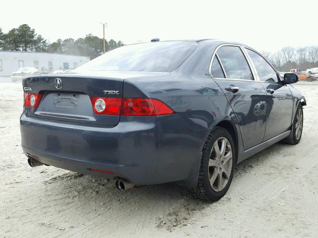 JH4CL968X5C019357 - 2005 ACURA TSX GRAY photo 4