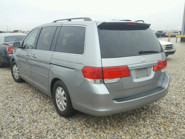 5FNRL38798B026806 - 2008 HONDA ODYSSEY EX BLUE photo 3