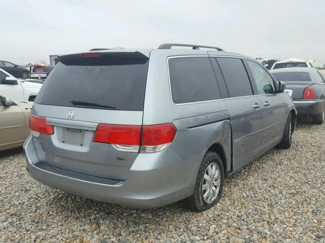 5FNRL38798B026806 - 2008 HONDA ODYSSEY EX BLUE photo 4