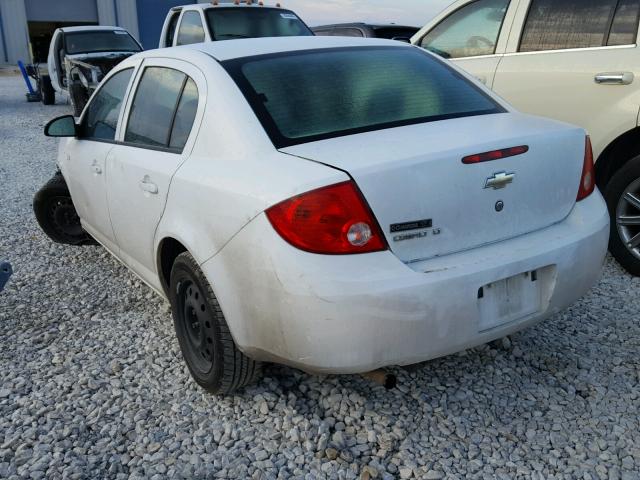 1G1AT58H197124150 - 2009 CHEVROLET COBALT LT WHITE photo 3