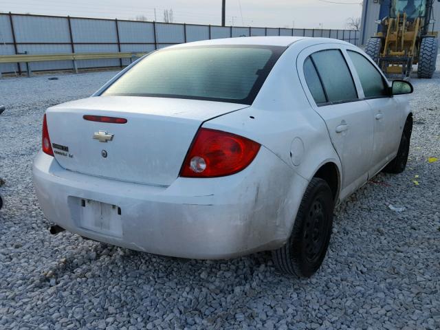 1G1AT58H197124150 - 2009 CHEVROLET COBALT LT WHITE photo 4