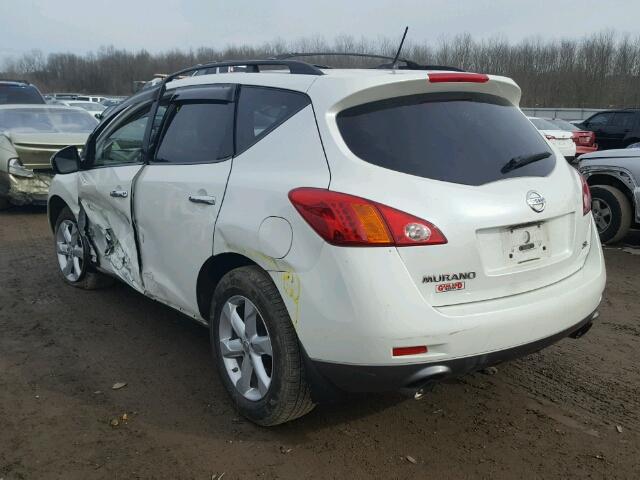 JN8AZ1MU5AW005369 - 2010 NISSAN MURANO S WHITE photo 3