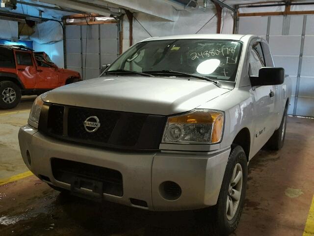 1N6AA0CJ6BN307259 - 2011 NISSAN TITAN S SILVER photo 2