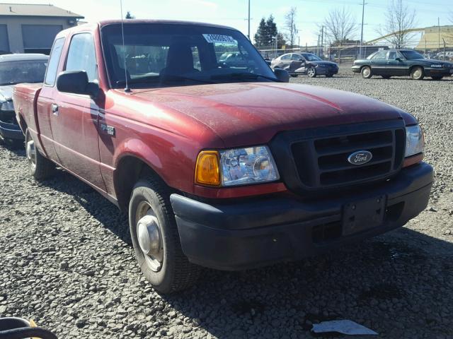 1FTYR14U54PA09141 - 2004 FORD RANGER SUP RED photo 1