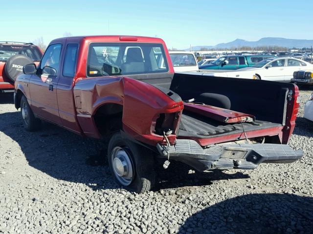 1FTYR14U54PA09141 - 2004 FORD RANGER SUP RED photo 3