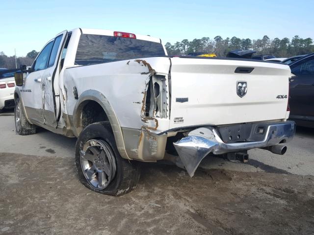 1D7RV1GT5BS506144 - 2011 DODGE RAM 1500 WHITE photo 3