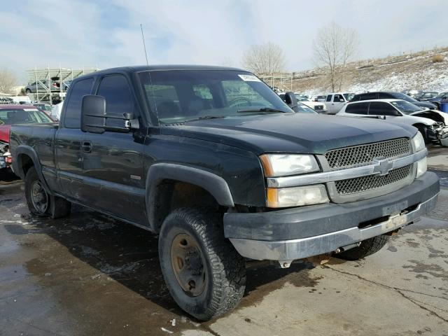 1GCHK29164E105963 - 2004 CHEVROLET SILVERADO GREEN photo 1