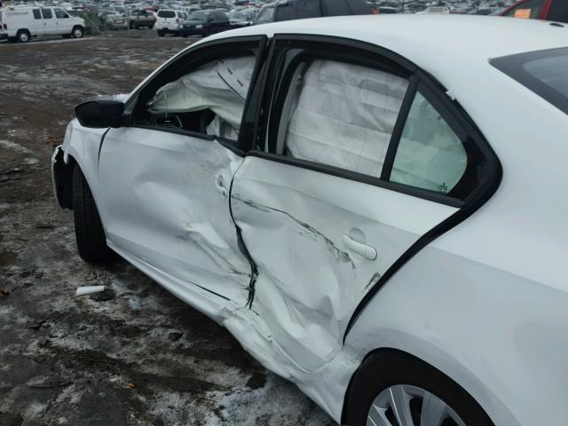 3VW2K7AJ4EM429002 - 2014 VOLKSWAGEN JETTA BASE 白色 照片 10