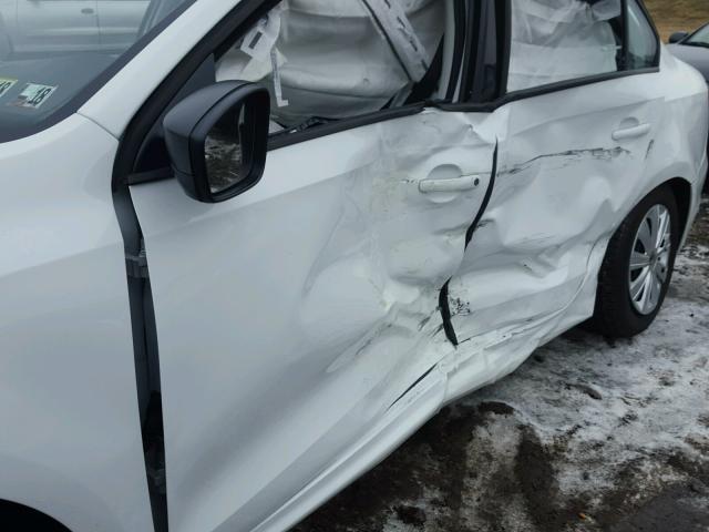 3VW2K7AJ4EM429002 - 2014 VOLKSWAGEN JETTA BASE 白色 照片 9