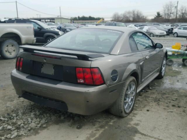 1FAFP404X1F129349 - 2001 FORD MUSTANG BROWN photo 4