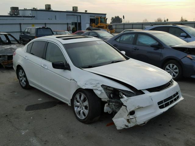 1HGCP36808A077269 - 2008 HONDA ACCORD EXL WHITE photo 1