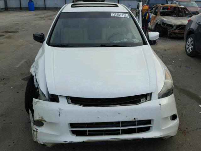 1HGCP36808A077269 - 2008 HONDA ACCORD EXL WHITE photo 9