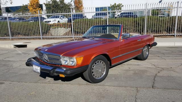 00010704412030774 - 1976 MERCEDES-BENZ 450 SL ORANGE photo 1