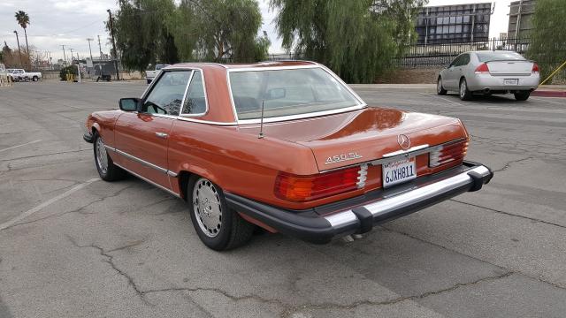 00010704412030774 - 1976 MERCEDES-BENZ 450 SL ORANGE photo 5