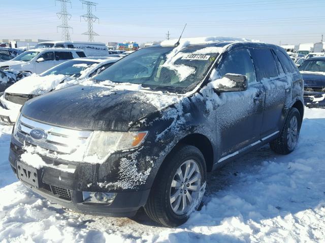 2FMDK49C17BA99724 - 2007 FORD EDGE SEL P BLACK photo 2