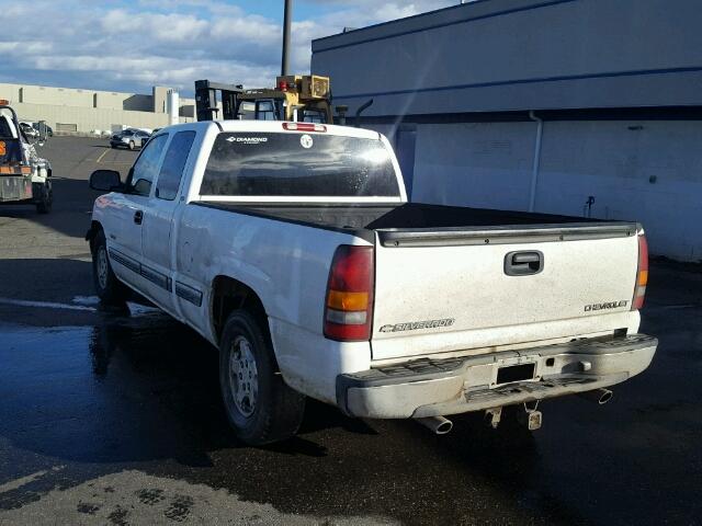 2GCEC19T511171557 - 2001 CHEVROLET SILVERADO WHITE photo 3