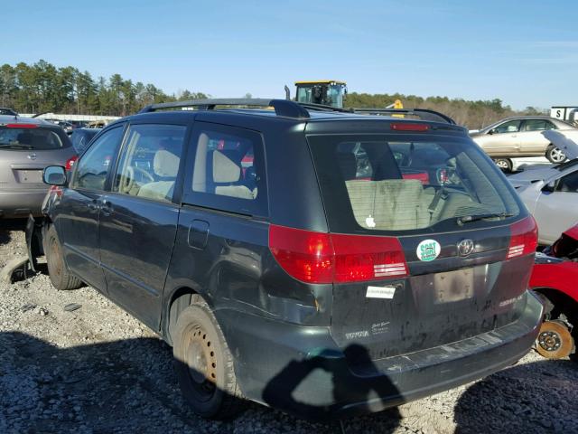 5TDZA23C55S270674 - 2005 TOYOTA SIENNA CE GREEN photo 3