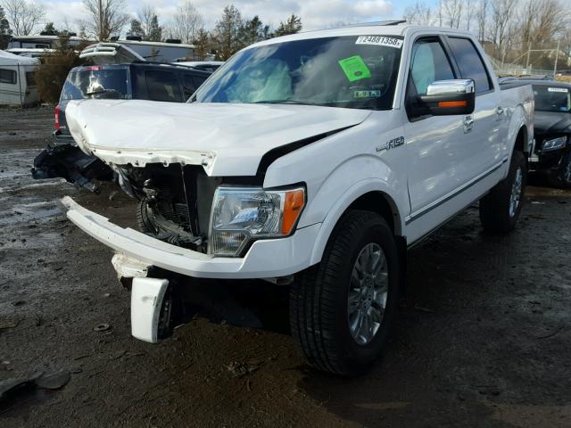 1FTFW1EF5CFA52091 - 2012 FORD F150 SUPER WHITE photo 2