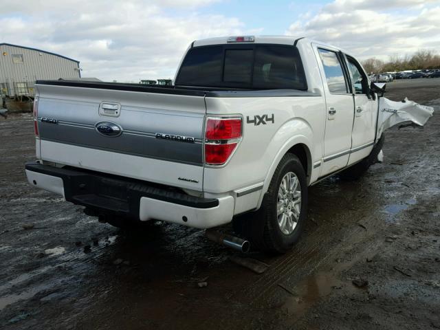 1FTFW1EF5CFA52091 - 2012 FORD F150 SUPER WHITE photo 4