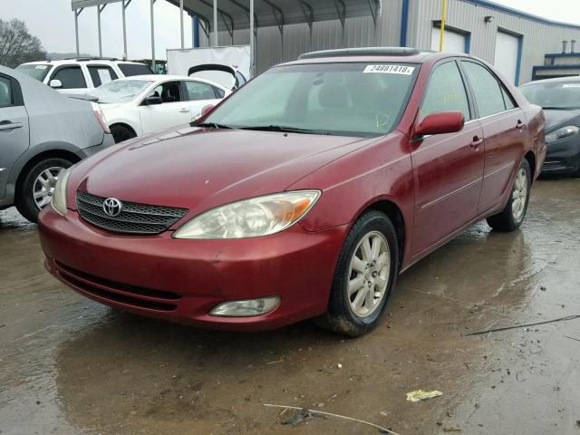 4T1BE30K84U266017 - 2004 TOYOTA CAMRY LE RED photo 2