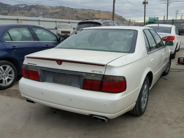 1G6KY5490YU164699 - 2000 CADILLAC SEVILLE ST WHITE photo 4