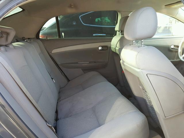 1G1ZG57B99F242246 - 2009 CHEVROLET MALIBU LS GRAY photo 6