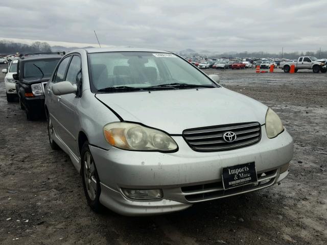 1NXBR32E33Z102359 - 2003 TOYOTA COROLLA CE SILVER photo 1