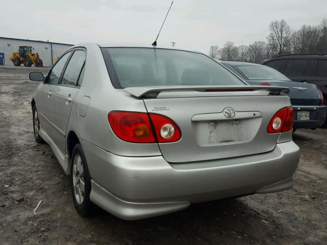 1NXBR32E33Z102359 - 2003 TOYOTA COROLLA CE SILVER photo 3