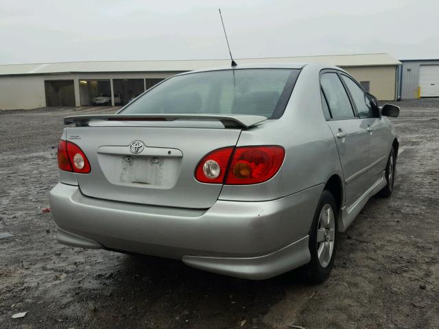 1NXBR32E33Z102359 - 2003 TOYOTA COROLLA CE SILVER photo 4