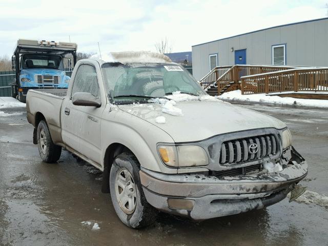 5TENL42N14Z397477 - 2004 TOYOTA TACOMA SILVER photo 1