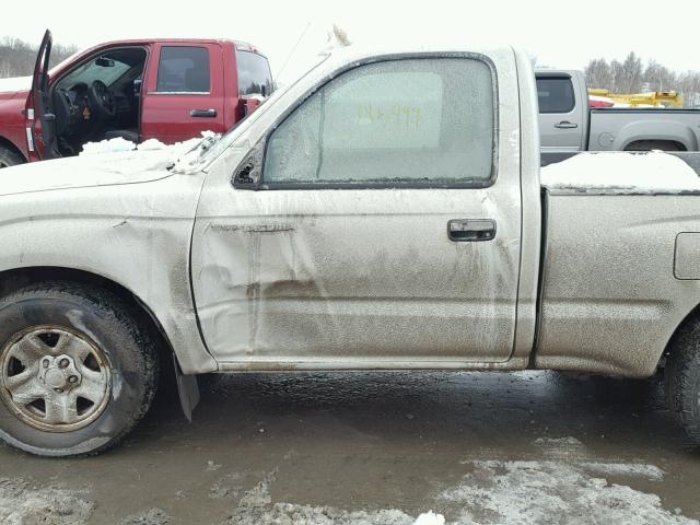 5TENL42N14Z397477 - 2004 TOYOTA TACOMA SILVER photo 9