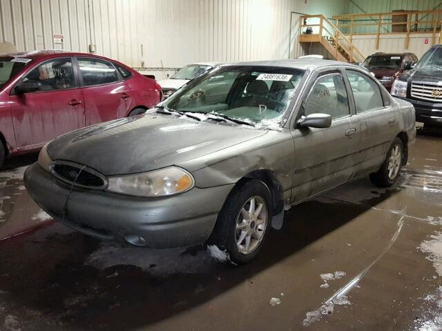 1FAFP6638WK257355 - 1998 FORD CONTOUR LX GRAY photo 2