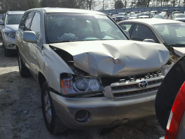 JTEGF21A030100857 - 2003 TOYOTA HIGHLANDER BEIGE photo 9