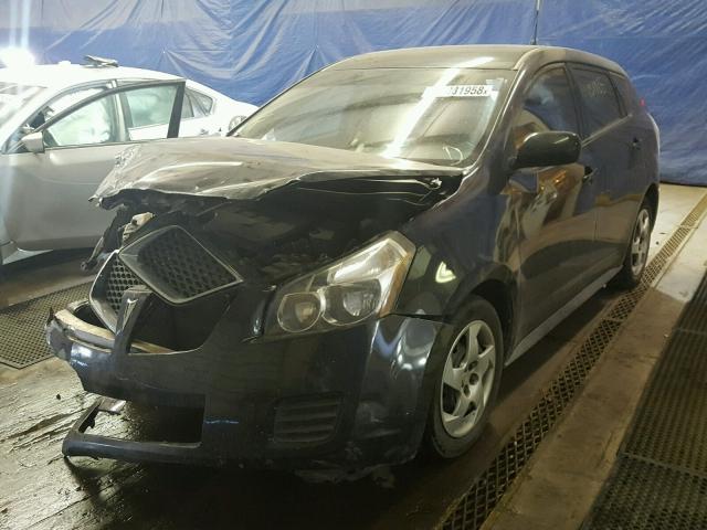 5Y2SP67899Z436468 - 2009 PONTIAC VIBE BLACK photo 2